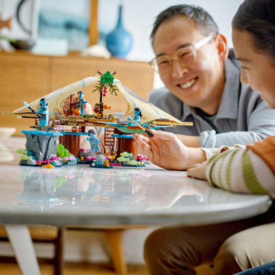 Играчка ЛЕГО Аватар Metkayina Reef Home 75578, сет за градење, 9+