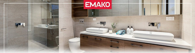 Furçë WC me mbajtëse WENKO Brasil, plastikë e qëndrueshme, dizajn modern, e bardhë