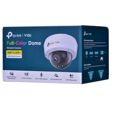 Kamerë IP TP-Link VIGI C240, 4MP 2K, PoE, e bardhë