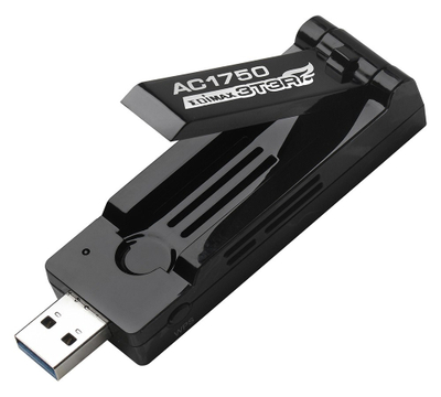 Мрежна картичка Edimax EW-7833UAC, WLAN 1300 Mbps, USB 3.0, црна