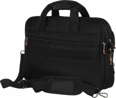 Çantë biznesi për laptop Peterson Business 15.6", poliester, e zezë