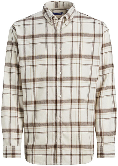 Këmishë Jack&Jones JORCOZY Wide Fit 12246648 Cloud Dancer