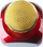 Mikrofon karaoke Goodbuy LED 360, 5W, Bluetooth, i kuq
