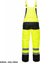 Pantallona dimri me tiranta Ardon HOWARD REFLEX, XL, me shirita reflektues, të verdha me të zezë