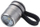 Dritë sigurie Troika Flashlight ECO RUN, me magnet, bateri USB, gri