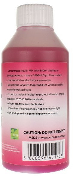 Lëng ftohës për PC XSPC PURE, koncentrat 150ml, UV rozë