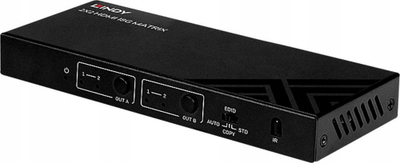 Mатриса HDMI Линди 2x2 18G, 4K 60Hz, HDR, црна