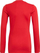 Bluzë termo adidas Techfit Compression Jr H23154, për fëmijë, me mëngë të gjata, e kuqe