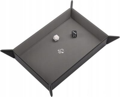 Tabaka magnetike për zare Gamegenic, drejtkëndore 28 x 20.8 cm, e kthyeshme, e zezë dhe gri