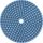 Disk lustruese diamanti P1500, 100mm, për porcelan dhe gur, blu
