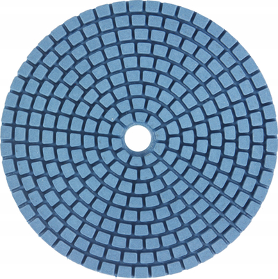 Disk lustruese diamanti P1500, 100mm, për porcelan dhe gur, blu