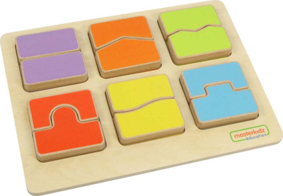 Puzzle druri Masterkidz Shape, 12 copa, për zhvillim motorik, shumëngjyrësh