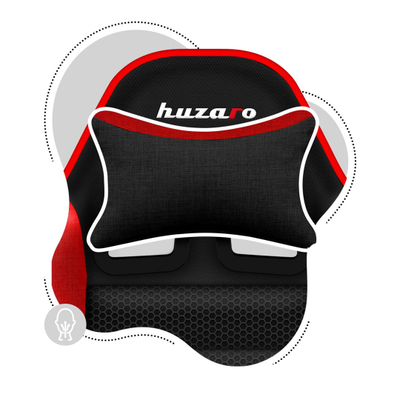 Karrige lojërash për fëmijë Huzaro Ranger 6.0 Red Mesh, e kuqe