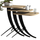 Set tavolina anësore 3-pjesësh 35x45x60cm (HM9508.01), zezë