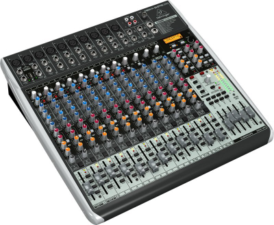 Mikser audio Behringer Xenyx QX2442 USB, 10 kanale, efektet KLARK TEKNIK, i zi