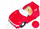 Makinë lodër Polesie Zhu Zhu Pets Sports Car, për hamster interaktiv, e kuqe