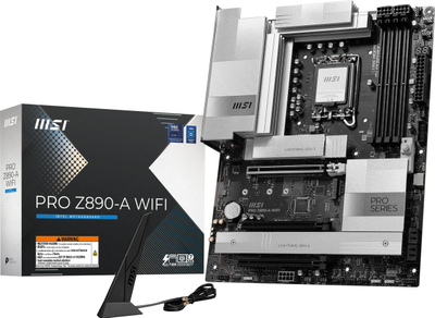 Pllakë amë MSI PRO Z890 A WIFI, Intel Z890, LGA 1851, ATX