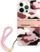 Mbulesë telefoni Guess Camo Strap Collection, për iPhone 13 Pro 13 6.1", rozë