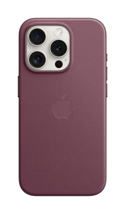 Маска Apple iPhone 15 Pro FineWoven со MagSafe, Mulberry