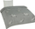 Комплет чаршафи франела Flannel Bedding, 140x200 cm, со штркови, бела и сива