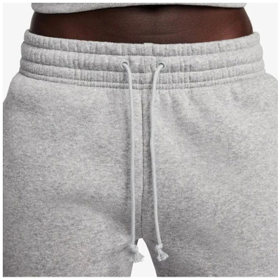 Trenërka Nike Sportswear Phoenix Fleece për goca, mid rise, gri e errët