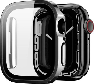 Kornizë mbrojtëse DUX DUCIS Hamo për Apple Watch 41mm, me xham të integruar, e zezë
