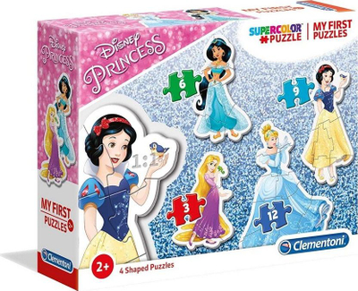 Puzzle Clementoni My First Princess, 3 / 6 / 9 /12 elemente