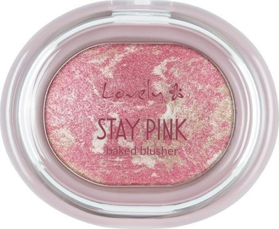 Руменило за образи Lovely Baked Blush Stay Pink, розов ефект, осветлувачки завршеток