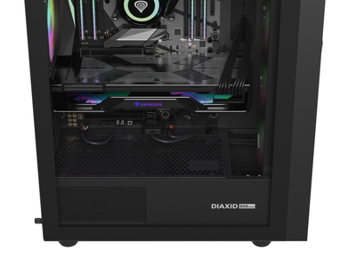Kasë Genesis DIAXID 605 ARGB, Midi Tower, e zezë