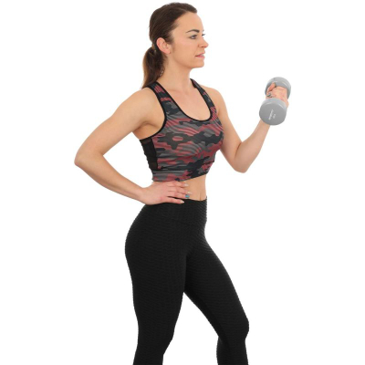 Hantel vinili Eb Fit VDB, 4 kg, ngjyrë e zezë