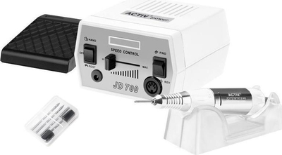 Set frezë manikyri Activ JD700 me llambë tavoline LED 20W, e bardhë