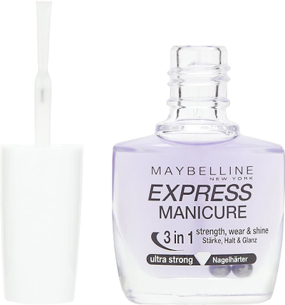 Forcues për thonj Maybelline Express Manicure 3 In 1 Strength, Wear & Shine, 10 ml