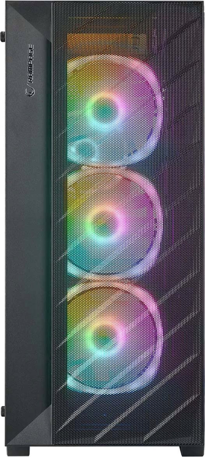 Kuti PC Rampage Prime Mesh, mid tower, 4x ventilatorë ARGB, xham i temperum