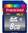 Kartë SDHC Transcend, 8GB, e kaltër