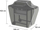 Mbulesë për skarë Campingaz BBQ Classic Cover M2 Series (2000037295), e zezë