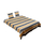 Set mbulesë krevati Zia, king size 200x220 cm, 2 jastëkë 45x45 cm, e verdhë