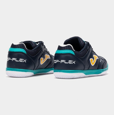 Këpucë futbolli për sallë Joma Top Flex 2503 IN Jr, për fëmijë, navy