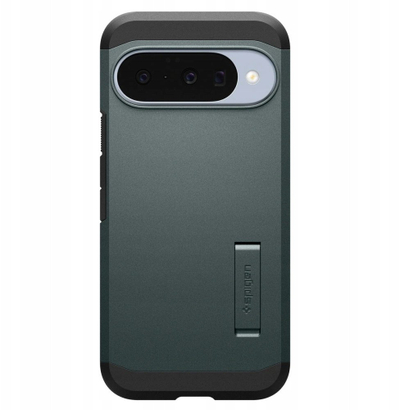 Mbrojtëse telefoni Spigen Resistant Armor për Google Pixel 10 Pixel 10 Pro, që s’e ha gjujtja, jeshile