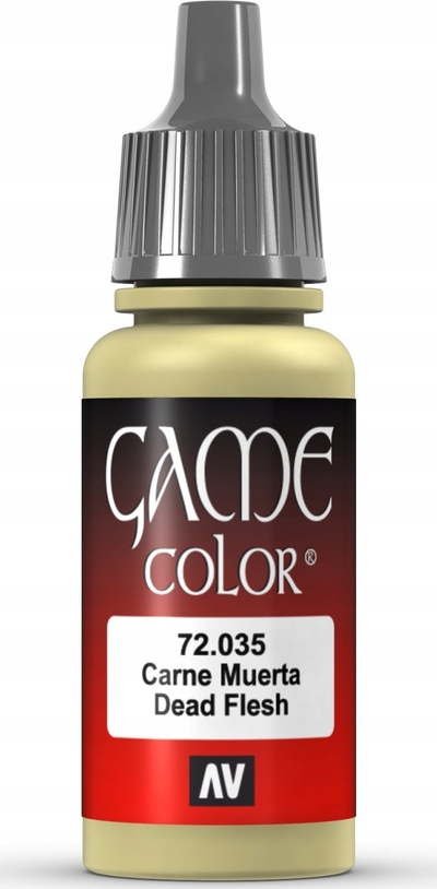 Bojë akrilike Vallejo Game Color 72035 Dead Flesh, 17ml, e gjelbër e zbehtë