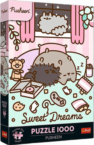 Puzzle Trefl Pusheen Fluid World, 1000 pjesë, shumëngjyrësh