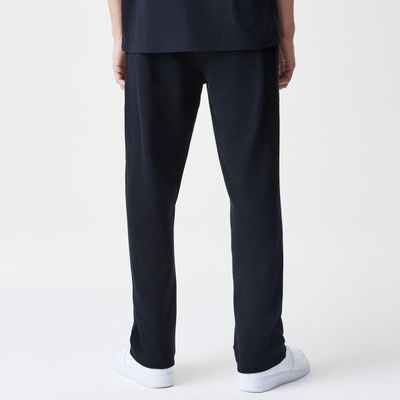 Pantallona treningu New Era Essentials, French Terry, pambuk poliester, të zeza