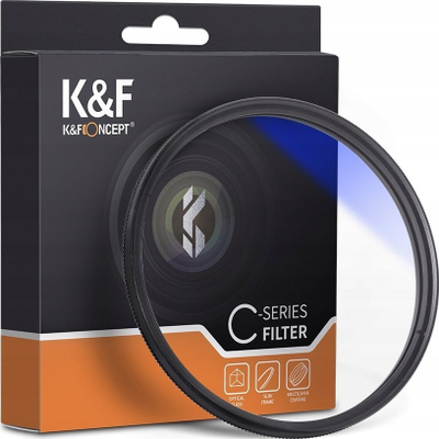 Filter polarizues K&amp;F Concept Nano C HMC CPL, 58mm, Slim, i zi