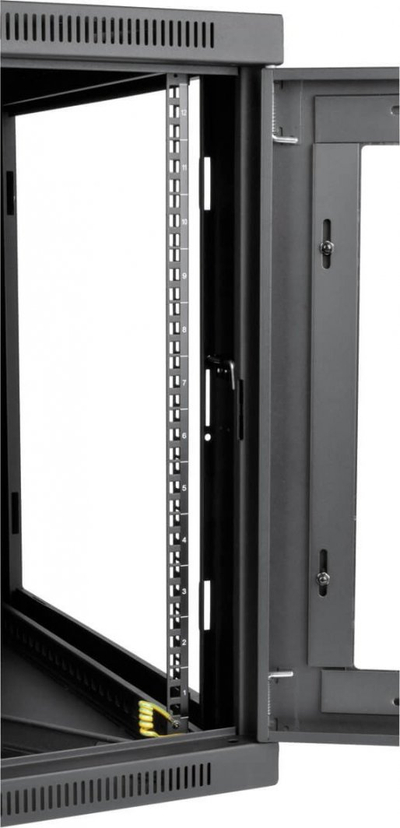 Kabinet rack muri Tripp Lite SRW12USDPG, 12U, derë akrilike, i zi