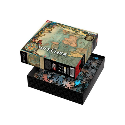 Puzzle Good Loot The Witcher Northern Kingdoms, 1000 copë, 34x48cm, shumëngjyrësh