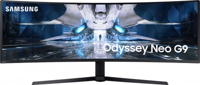 Monitor Samsung Odyssey G9 NEO, 49" LED, DQHD, i bardhë / zi