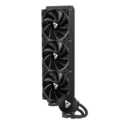 Ftohës ujor CPU Savio NOX 360 mm, radiator alumini, 3 ventilatorë, i zi
