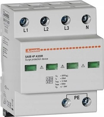 Mbrojtës mbingarkese Lovato SA0B, 1 fazë, 50 kA, 1.5 kV