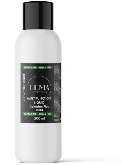 Lëng profesional për thonj Excellent PRO Adhesion Plus, multifunksional, 500ml, transparent