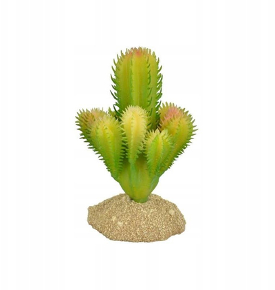 Dekor terrariumi Terra Natura Cactus on Base, 7 cm, jeshil