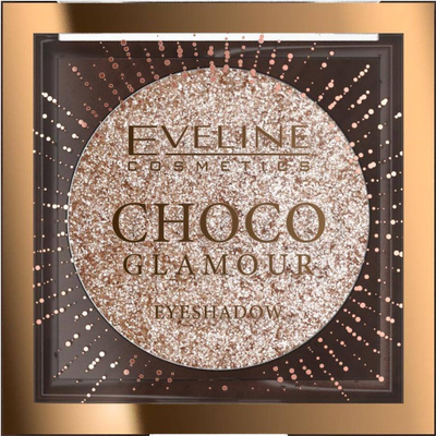 Hije sysh Eveline Cosmetics Chocolate Glamour, me shkëlqim, 3.5 g
